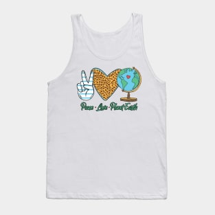 Peace Love Earth Tank Top